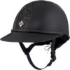 2022 Charles Owen SP8 Plus Leather Look Helmet SP8PLUS2022 - Black / Sparkle Colour Black/Sparkle 1 2022 Charles Owen SP8 Plus Leather Look Helmet SP8PLUS2022 - Black / Sparkle Colour Black/Sparkle -Equestrian Sports Series Charles Owen SP8 Plus Leather Look Helmet Black Sparkle.700x700