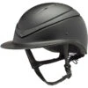 Charles Owen Luna Wide Peak Helmet & Headband LUNAWPBMBM - Black Matt -Equestrian Sports Series Charles20Owen20Luna20Wide20Peak20Helmet20LUNAWPBMBM20Black20Matt side.700x700
