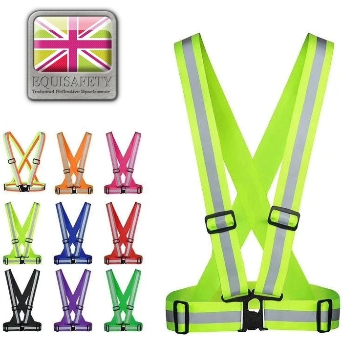 2021 Equisafety Adjustable High Vis Body Harness HARN-HV - Blue Colour Blue 3 2021 Equisafety Adjustable High Vis Body Harness HARN-HV - Blue Colour Blue