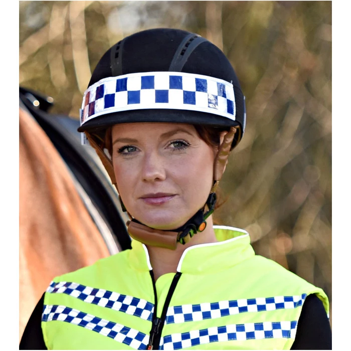 Equisafety Polite Hatband Blue 3 Equisafety Polite Hatband Blue