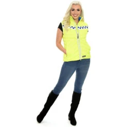 2022 Equisafety Polite Hi Vis Fitted Gilet POL-G - Yellow -Equestrian Sports Series Equisafety Polite Hi Vis Fitted Gilet POL G Yellow 3.700x700