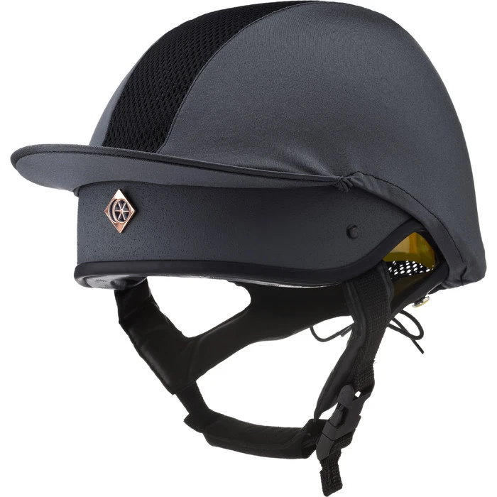 2022 Charles Owen Esme MS1 Pro Helmet & Headband ESMEMS1P - Grey / Rose Gold Silk 3 2022 Charles Owen Esme MS1 Pro Helmet & Headband ESMEMS1P - Grey / Rose Gold Silk