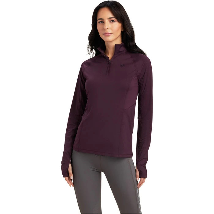 2022 Ariat Womens Lumina Lowell Long Sleeve Baselayer 10041344 - Mulberry 3 2022 Ariat Womens Lumina Lowell Long Sleeve Baselayer 10041344 - Mulberry