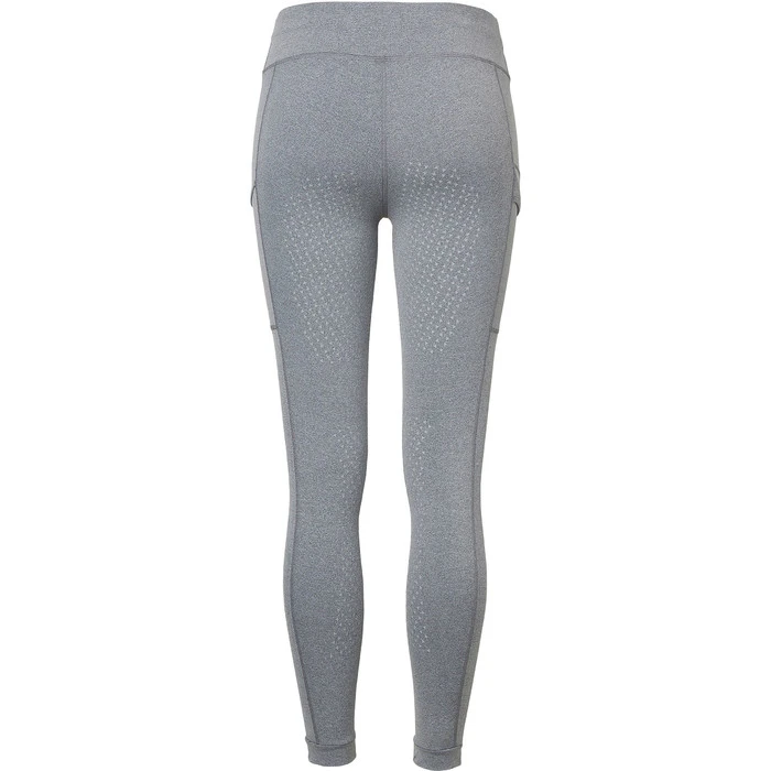 Mountain Horse Womens Flora Full Seat Tech Tights - Grey Melange Colour Grey Melange 4 Mountain Horse Womens Flora Full Seat Tech Tights - Grey Melange Colour Grey Melange - Image 2