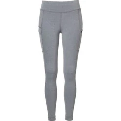 Mountain Horse Womens Flora Full Seat Tech Tights - Grey Melange Colour Grey Melange