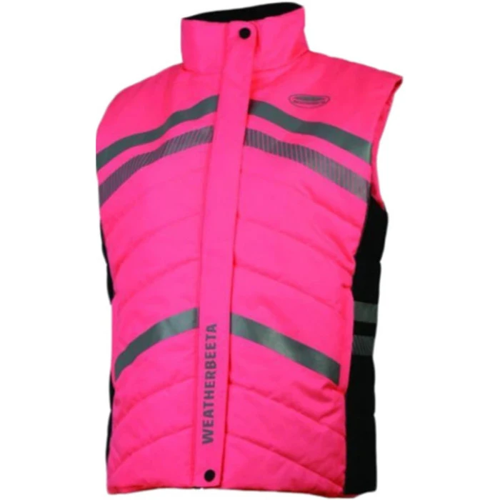Weatherbeeta Adults Reflective Quilted Gilet Hi Vis Pink 1005273 Colour Pink 3 Weatherbeeta Adults Reflective Quilted Gilet Hi Vis Pink 1005273 Colour Pink