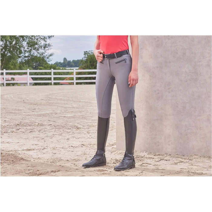 Pikeur Womens Jonna Breeches - Grey 4 Pikeur Womens Jonna Breeches - Grey - Image 2