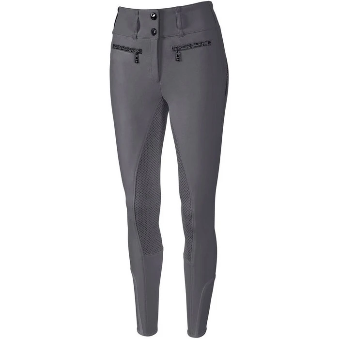 Pikeur Womens Jonna Breeches - Grey 3 Pikeur Womens Jonna Breeches - Grey
