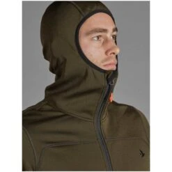 Seeland Mens Power Fleece 130211022 - Pine Green -Equestrian Sports Series SEELAND Power Fleece Pine Green Hood 1024x1024@2x.700x700