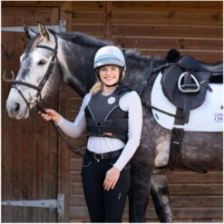 Charles Owen Esme JS1 Pro Riding Skull & Headband - Baby Blue -Equestrian Sports Series This Esme reiver.700x700