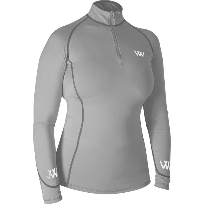 Woof Wear Womens Performance Riding Shirt - Brushed Steel Colour Brushed Steel 3 Woof Wear Womens Performance Riding Shirt - Brushed Steel Colour Brushed Steel