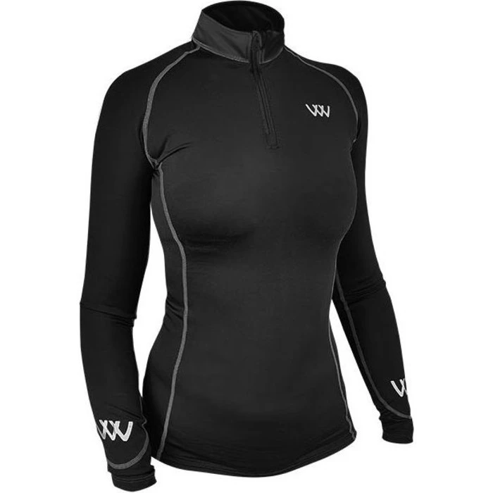 Woof Wear Womens Performance Riding Shirt WA0001 - Black Colour Black 3 Woof Wear Womens Performance Riding Shirt WA0001 - Black Colour Black