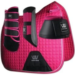 Woof Wear General Purpose Saddle Cloth Berry -Equestrian Sports Series berry20set.700x700 1