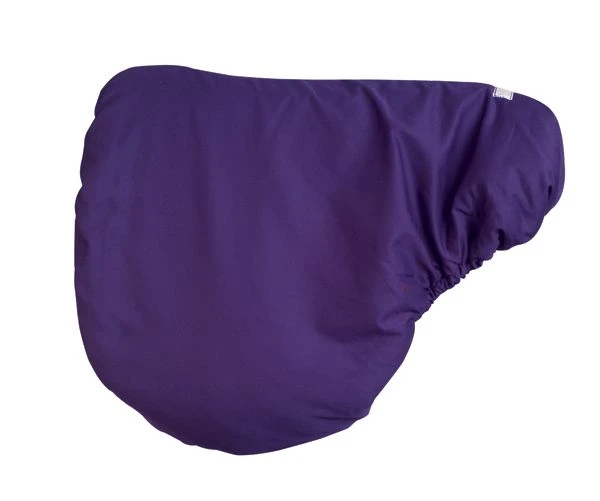 LÉTTIA Collection Dark Purple Fleece Lined Dressage Saddle Cover 3 LÉTTIA Collection Dark Purple Fleece Lined Dressage Saddle Cover
