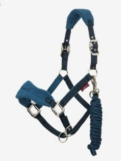 LeMieux Vogue Fleece Halter & Lead -Equestrian Sports Series lm aw23 headcollar vogue atlantic lr 1